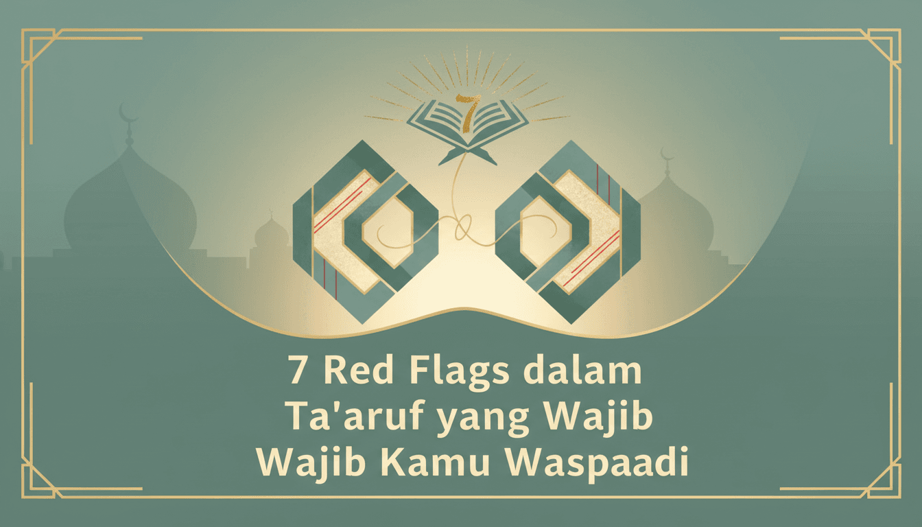 7 Red Flags dalam Ta'aruf yang Wajib Kamu Waspadai