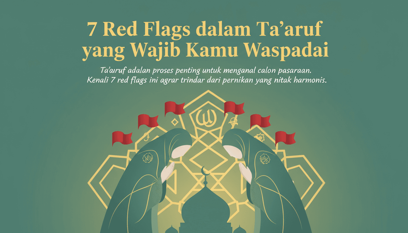 7 Red Flags dalam Ta'aruf yang Wajib Kamu Waspadai