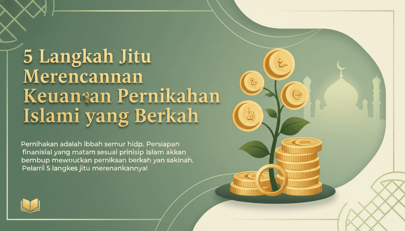 5 Langkah Jitu Merencanakan Keuangan Pernikahan Islami yang Berkah