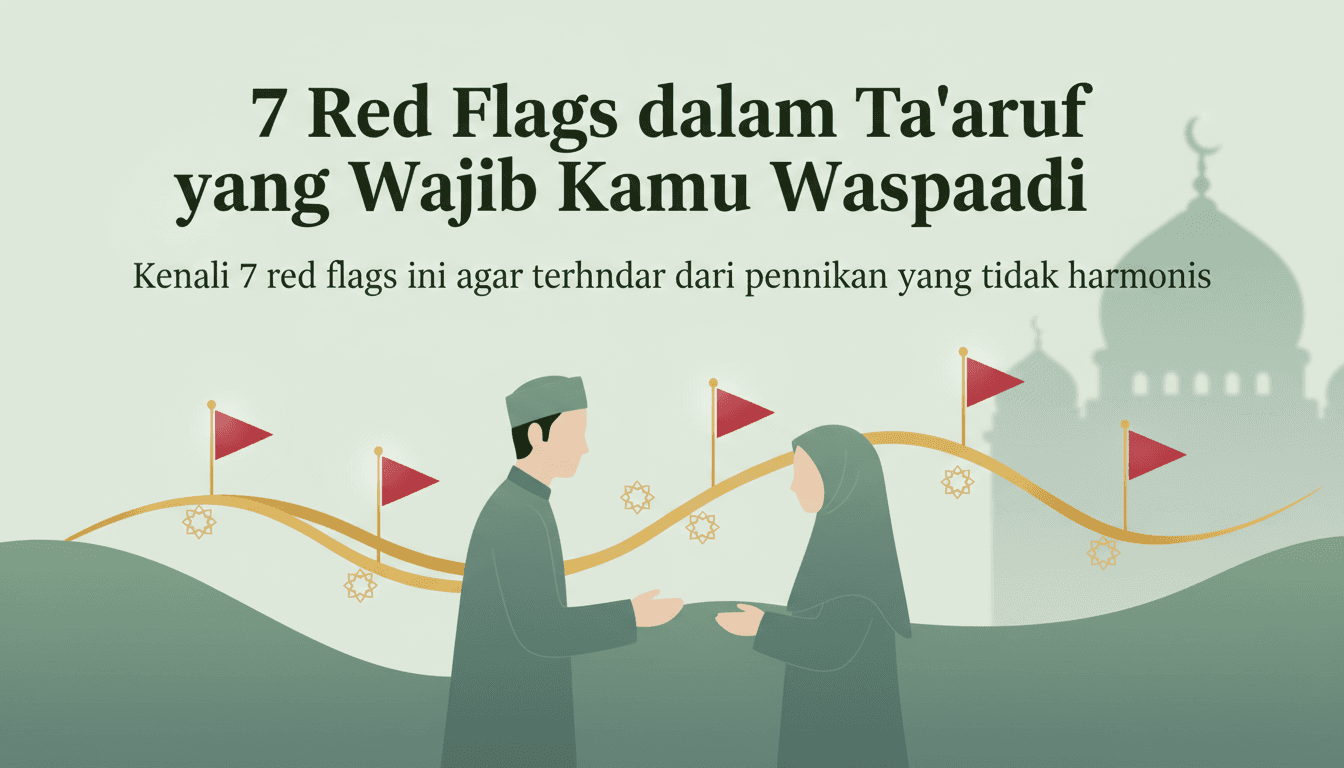 7 Red Flags dalam Ta'aruf yang Wajib Kamu Waspadai