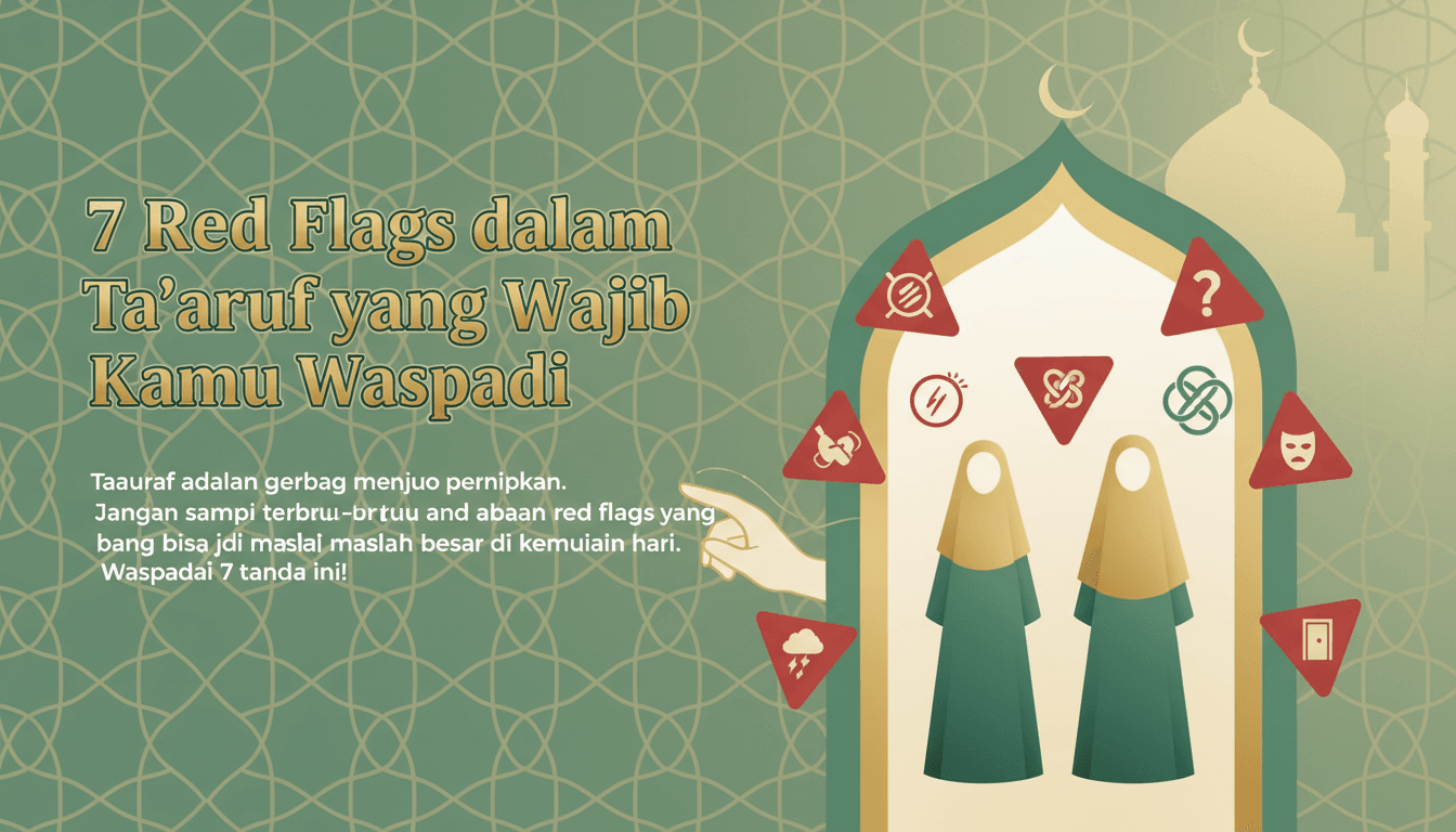 7 Red Flags dalam Ta'aruf yang Wajib Kamu Waspadai