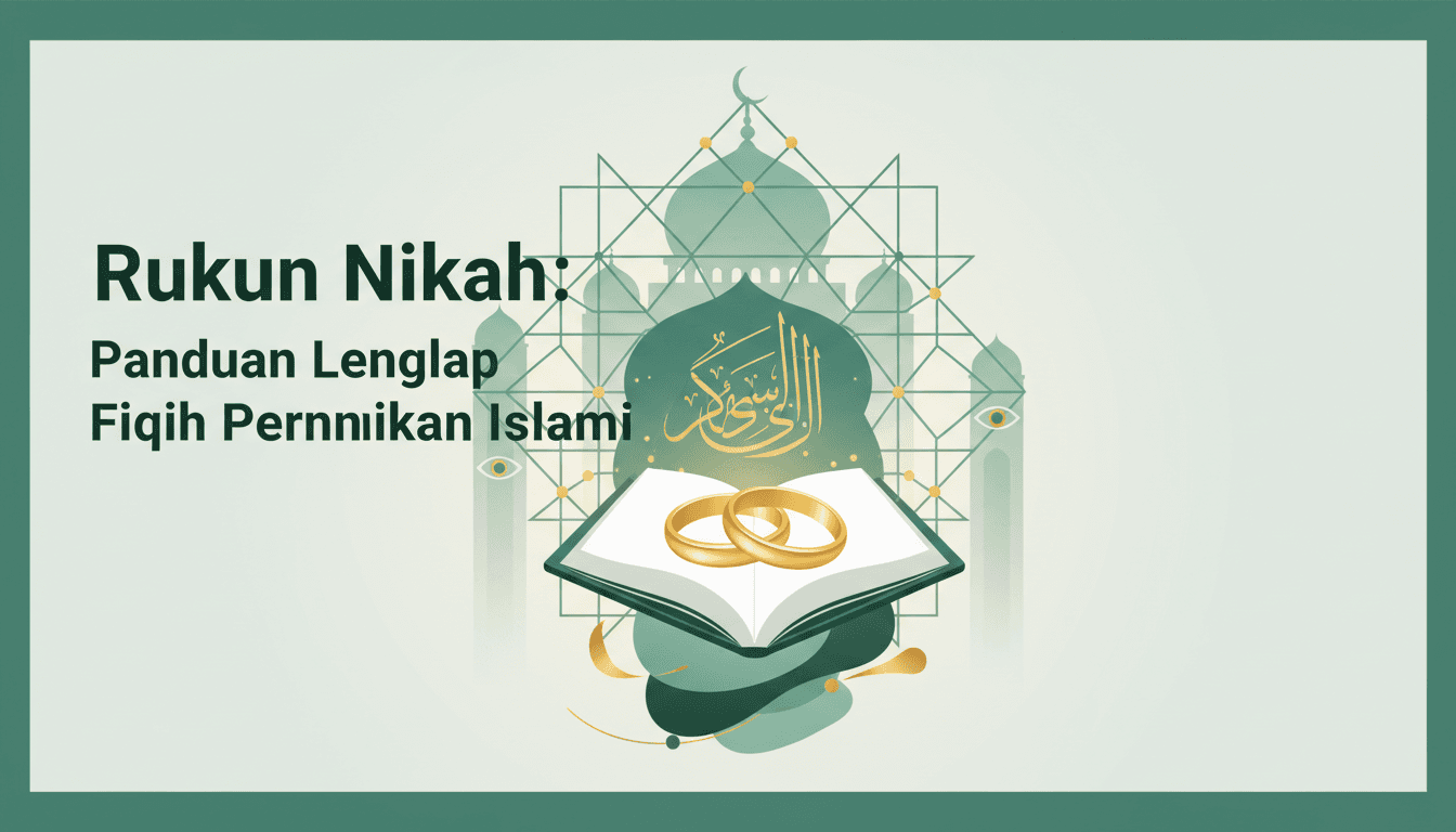 Rukun Nikah: Panduan Lengkap Fiqih Pernikahan Islami