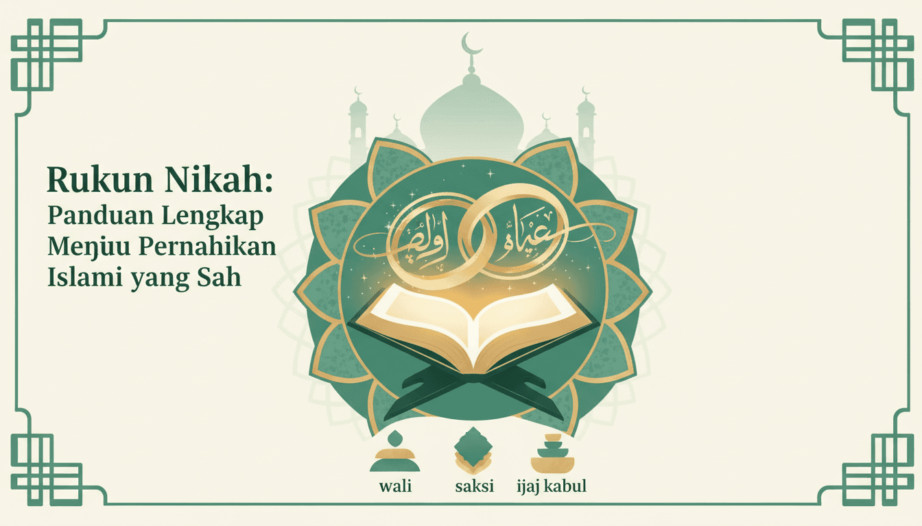 Rukun Nikah: Panduan Lengkap Menuju Pernikahan Islami yang Sah
