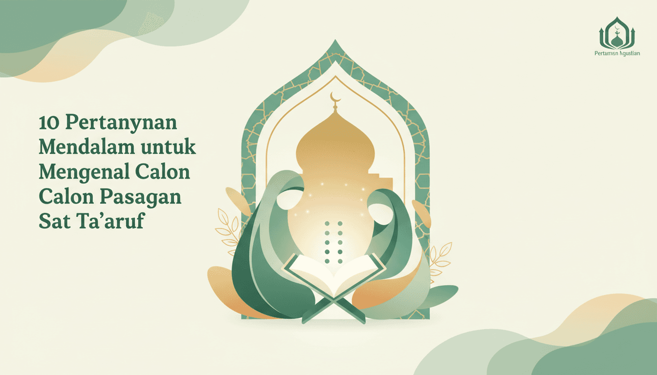 10 Pertanyaan Mendalam untuk Mengenal Calon Pasangan Saat Ta'aruf