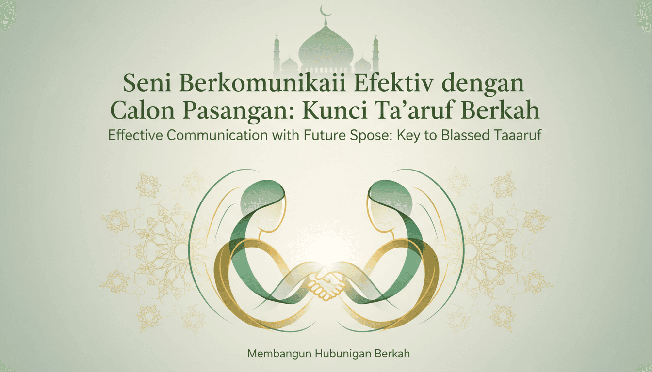 Seni Berkomunikasi Efektif dengan Calon Pasangan: Kunci Ta'aruf Berkah
